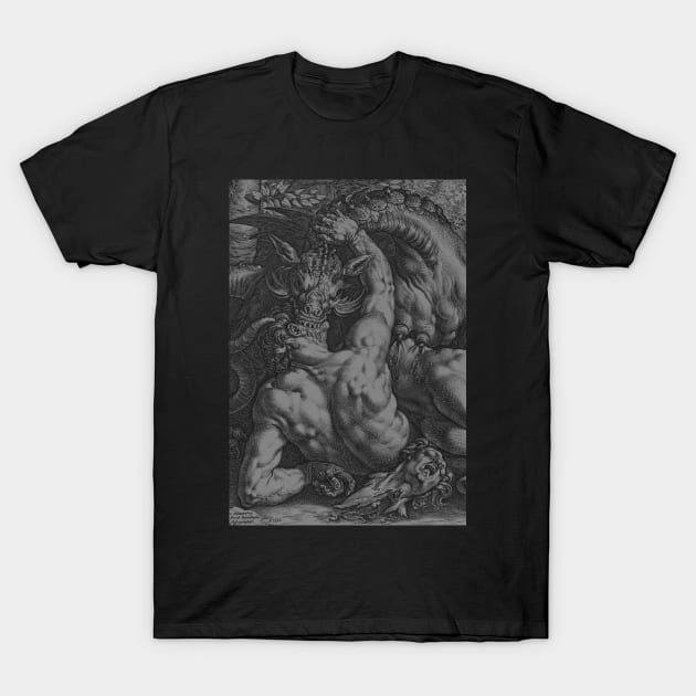 Dragon devouring T-Shirt by TORVENIUS